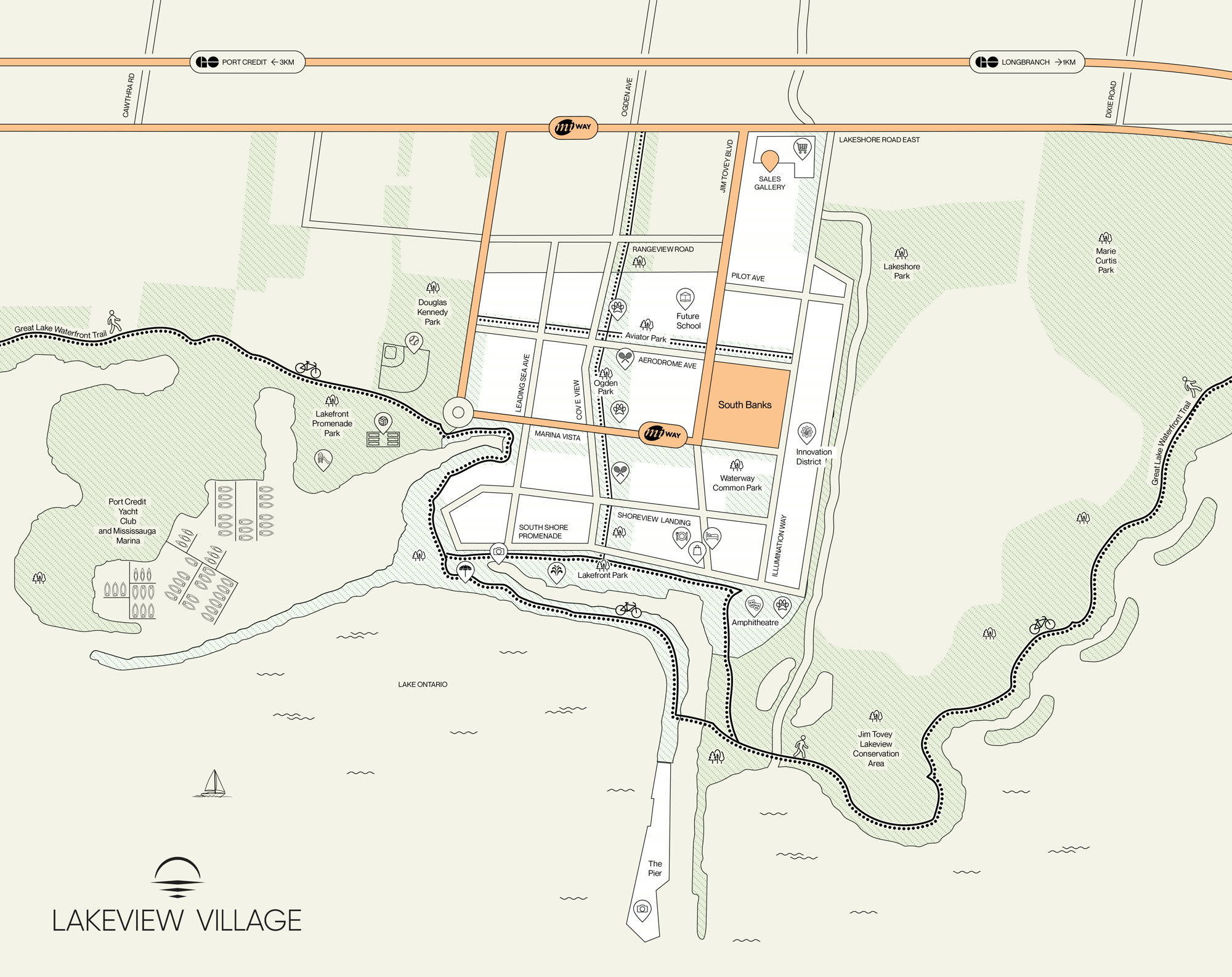 Lakeview Village community map